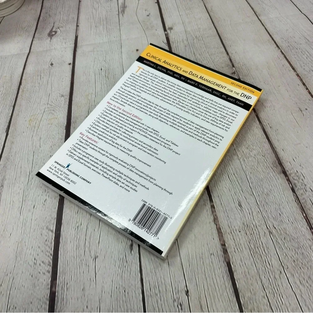 nursing textbook clinical analytics & data management for the DNP 2nd ed